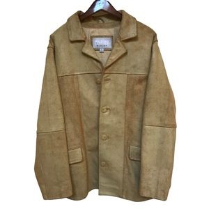 Vintage Wilsons Leather Coat Rancher Jacket Heavy Hide Very Warm Men’s Size L